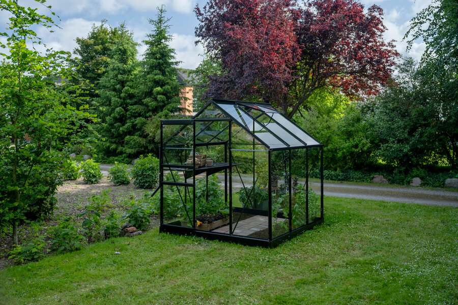 Halls Popular 6x6 - Black - 3mm Toughened Glass