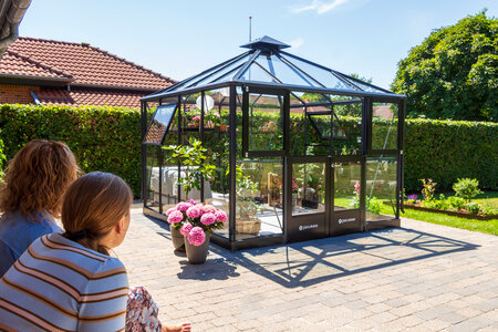 9x9 Juliana Oase Anthracite - 3mm Toughened glass