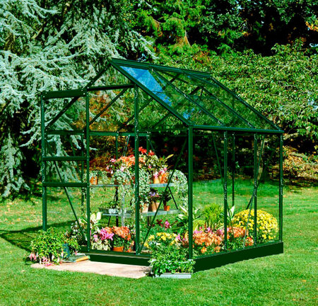 Halls Popular 3,8 m² - Grøn m/3 mm Hærdet Glas