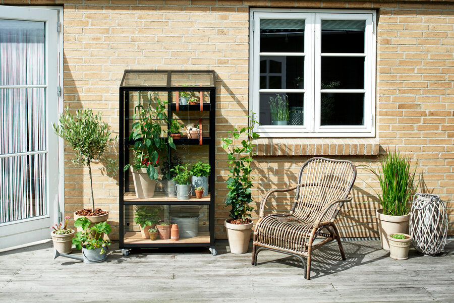 Juliana Urban City Greenhouse  - Black - 4mm Toughened Glass