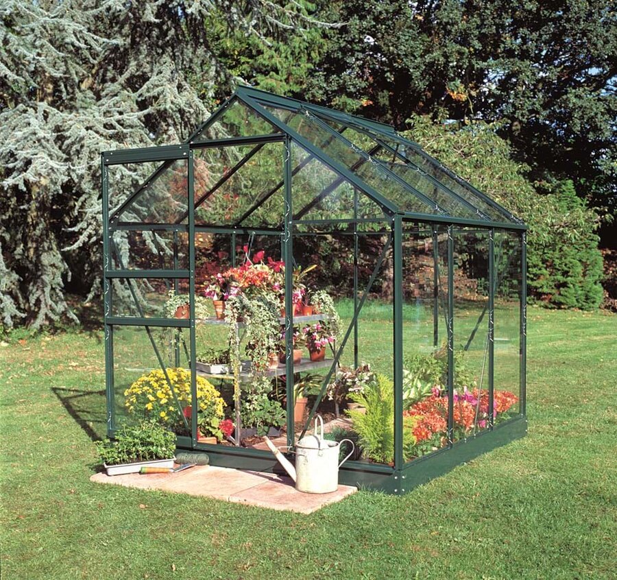 Halls Popular 3,8 m² - Grøn m/3 mm Hærdet Glas