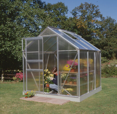 Halls Popular 3,8 m² - Alu m/4 mm Polycarbonat