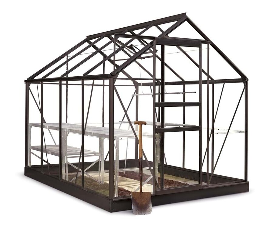 Halls Popular 5,0 m² - Sort m/3 mm Glas