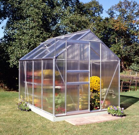 Halls Popular 6x8 - Aluminium - 4mm Polycarbonate