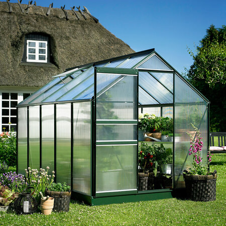 Halls Popular 6x8 - Green - 4mm Polycarbonate