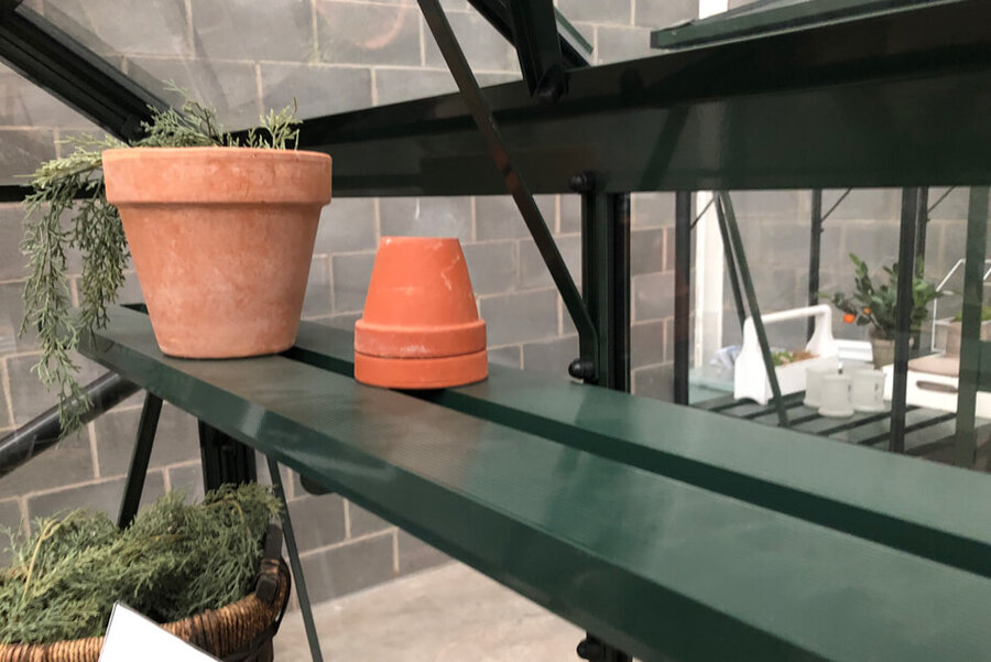 Halls Cotswold 4ft Integral Shelf Green