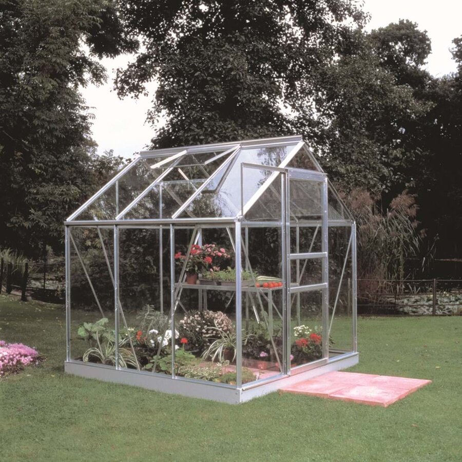 Halls Popular 3,8 m² - Alu m/3 mm Hærdet Glas