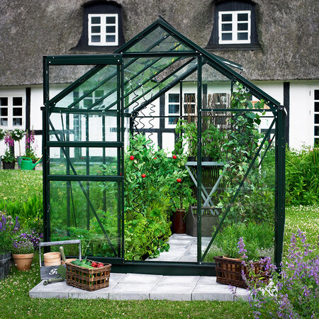 Halls Popular 3,8 m² - Grøn m/3 mm Glas